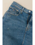 Tommy Jeans Fusta din denim cu slit frontal - Pled.ro