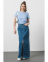 Tommy Jeans Fusta maxi de denim Claire - Pled.ro