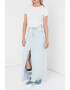 Tommy Jeans Fusta maxi de denim cu slit frontal Claire - Pled.ro