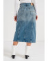 Tommy Jeans Fusta midi din denim cu slit frontal - Pled.ro