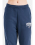 Tommy Jeans Pantaloni sport de bumbac organic cu talie inalta si imprimeu logo - Pled.ro