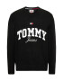 Tommy Jeans Pulover cu decolteu la baza gatului si model logo - Pled.ro