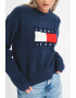 Tommy Jeans Pulover cu logo supradimensionat - Pled.ro