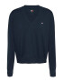 Tommy Jeans Pulover din amestec de bumbac organic tricotat fin cu decolteu in V - Pled.ro