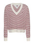 Tommy Jeans Pulover din amestec de bumbac organic tricotat fin cu decolteu in V - Pled.ro