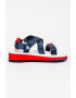 Tommy Jeans Sandale wedge cu benzi velcro - Pled.ro