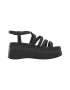 Tommy Jeans Sandale wedge de piele ecologica - Pled.ro