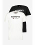 Tommy Jeans Set de tricouri cu decolteu la baza gatului si imprimeu logo - 2 piese - Pled.ro