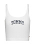 Tommy Jeans Top crop cu aspect striat - Pled.ro