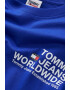 Tommy Jeans Tricou cu decolteu la baza gatului cu logo - Pled.ro