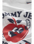 Tommy Jeans Tricou cu decolteu la baza gatului si imprimeu - Pled.ro