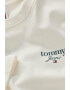 Tommy Jeans Tricou cu decolteu la baza gatului si imprimeu logo - Pled.ro