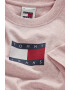 Tommy Jeans Tricou cu decolteu la baza gatului si logo - Pled.ro