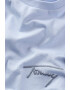 Tommy Jeans Tricou cu decolteu la baza gatului Signature - Pled.ro