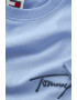 Tommy Jeans Tricou cu decolteu la baza gatului Signature - Pled.ro