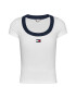 Tommy Jeans Tricou cu decolteu rotund contrastant - Pled.ro