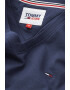 Tommy Jeans Tricou de bumbac organic cu decolteu in V - Pled.ro