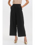 Top Secret Pantaloni crop cu banda elastica in talie - Pled.ro