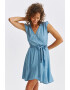 Top Secret Rochie din chambray cu model petrecut - Pled.ro