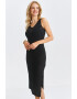 Top Secret Rochie midi cu model semitransparent - Pled.ro