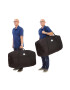 TravelZ Geanta de voiaj Extra Large XL 604346-82 cm Negru - Pled.ro