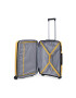 TravelZ Set trolere Swinger polipropilena cifru TSA 4 roti duble 3 piese galben - Pled.ro