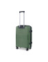 TravelZ Set trolere Swinger polipropilena cifru TSA 4 roti duble 3 piese verde - Pled.ro