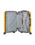 TravelZ Troler Cabina BIG BARS Polipropilena 4 Roti 55 cm Galben - Pled.ro