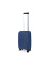 TravelZ Troler de cabina Swinger polipropilena cifru TSA 4 roti duble 55 cm albastru - Pled.ro