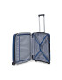 TravelZ Troler de cabina Swinger polipropilena cifru TSA 4 roti duble 55 cm albastru - Pled.ro