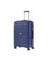 TravelZ Troler Mare BIG BARS Polipropilena 4 Roti Duble 78 cm Albastru - Pled.ro