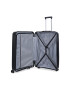 TravelZ Troler mare Swinger polipropilena cifru TSA 4 roti duble 78 cm negru - Pled.ro