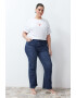 Trendyol Blugi evazati plus size cu talie inalta - Pled.ro