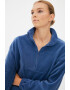 Trendyol Bluza de trening din fleece cu fermoar scurt - Pled.ro