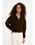 Trendyol Bluza de trening din fleece cu fermoar scurt - Pled.ro