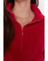 Trendyol Bluza de trening din fleece cu guler scurt cu fermoar - Pled.ro