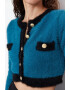 Trendyol Cardigan crop pufos - Pled.ro