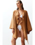 Trendyol Kimono plaja 756037871 Bumbac - Pled.ro