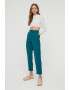 Trendyol Pantaloni crop cu terminatii rasucite - Pled.ro