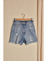 Trendyol Pantaloni scurti din denim cu aspect deteriorat - Pled.ro