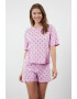 Trendyol Pijama dama 1204897871 Bumbac - Pled.ro