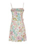 Trendyol Rochie mini din amestec de in cu model floral - Pled.ro