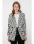 Trendyol Jacheta Blazer Femeie/Feta Twoss22Ce0088 161851 - Pled.ro