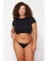 Trendyol Set de chiloti tanga plus size -3 perechi - Pled.ro