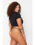 Trendyol Set de chiloti tanga plus size -3 perechi - Pled.ro