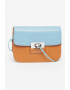 Trussardi Geanta crossbody de piele ecologica cu model in doua tonuri Ivy - Pled.ro