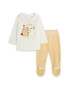 Tuc Tuc Set de bluza sport din fleece si pantaloni cu botosei - 2 piese - Pled.ro