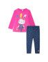 Tuc Tuc Set de imbracaminte regular fit - 2 piese Fucsia/Bleumarin - Pled.ro