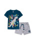 Tuc Tuc Set de tricou si pantaloni scurti baieti 2 piese Bleumarin/ Gri - Pled.ro