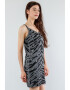 Twinset Rochie cu paiete si model zebra - Pled.ro